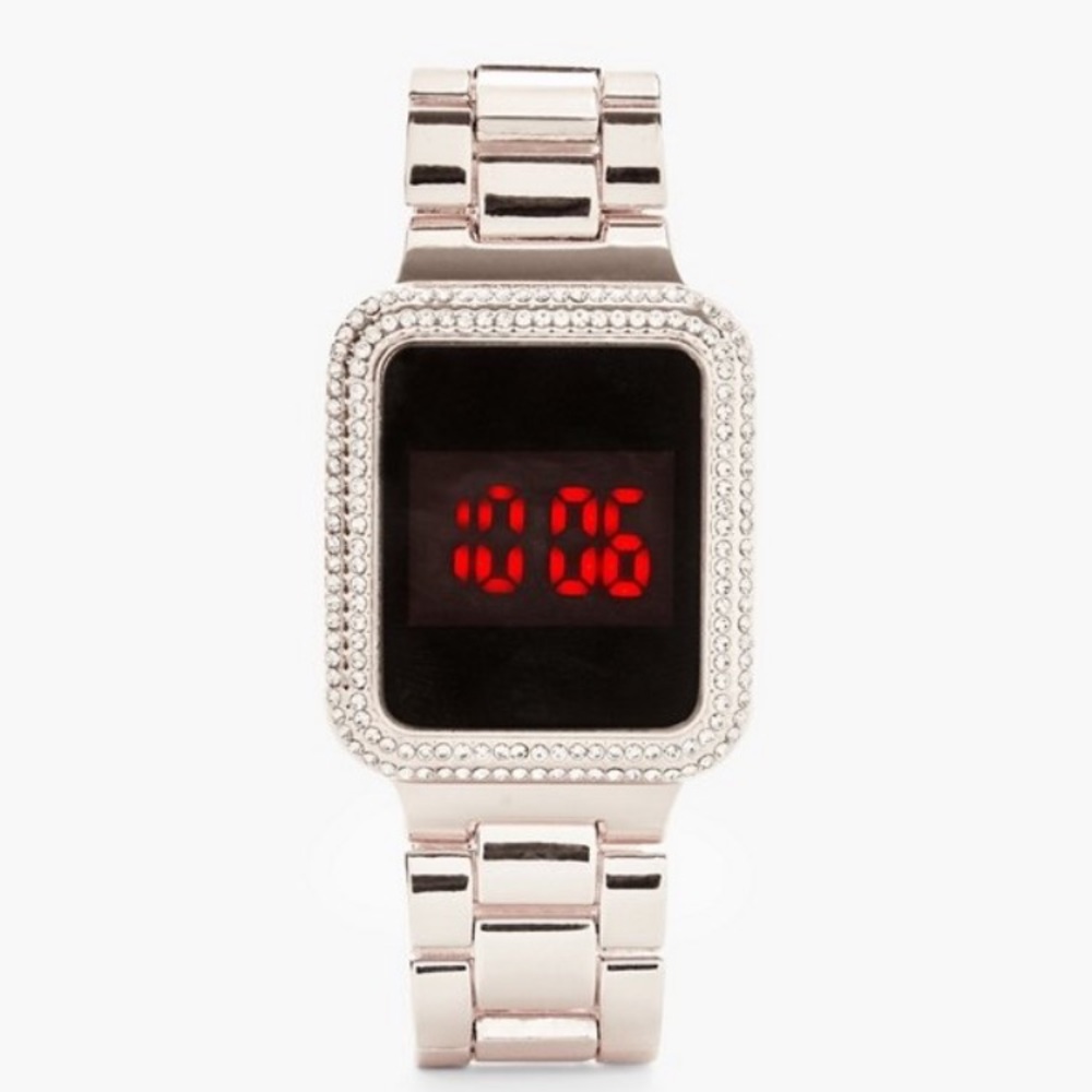 Rhinestone digital watch